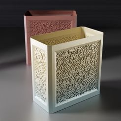 box_container_bin_0004.jpg Free STL file Desktop bin or pencil holder・3D printing idea to download
