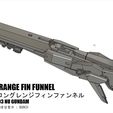 1/144 LONG RANGE FIN FUNNEL WAY EF LOOYILYYIAY IF VAI FOR HG OR RG RX-93 NU GUNDAM 3D printing resin kit 3Dm #1 fe : HANCO 1/144 RX-93 Nu Gundam Long Range Fin Funnel (Fukuoka 1/1 Version) For HG & RG RX-93 Nu Gundam