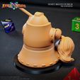 Honey-back.jpg Honey, Breath of Fire 3 Miniatures, Pre-Supported