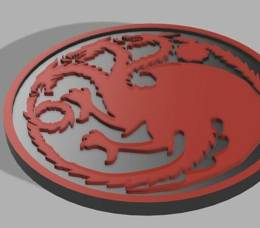 House of dragon coaster 3D model