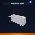 01_hero.png One Twelfth Scale Vintage Record Player Console, - 3D Printable STL File
