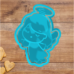 11.png Little Angel Girl Cutter/Stamp