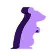 hund_katz_hase_maus_m.STL Free STL file Animal Silhouette - Dog Cat Rabbit Mouse・Object to download and to 3D print