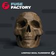 FuseFactory_lowpolyskull2.jpg Lowpoly Skull Flowerpot