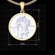 Measures.jpg Saint Christopher pendant