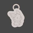 ZBrush-Document1.jpg Брелок Pokemon Chibi All Eeveelutions