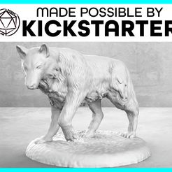 Wolf_Casual_Ad_Graphic-01-01-01.jpg Free STL file Wolf - Casual Pose - Tabletop Miniature・3D print object to download