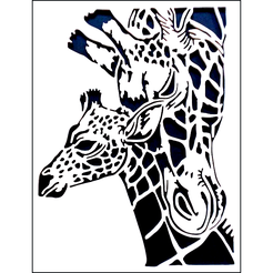 girafes.png Archivo STL gratuito Madre jirafa y su jirafa・Objeto para descargar e imprimir en 3D, oasisk