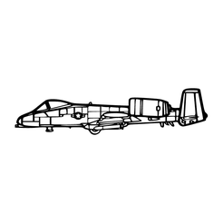 A-10-Thunderbolt-2.png STL file A-10 Thunderbolt 2・3D printing template to download