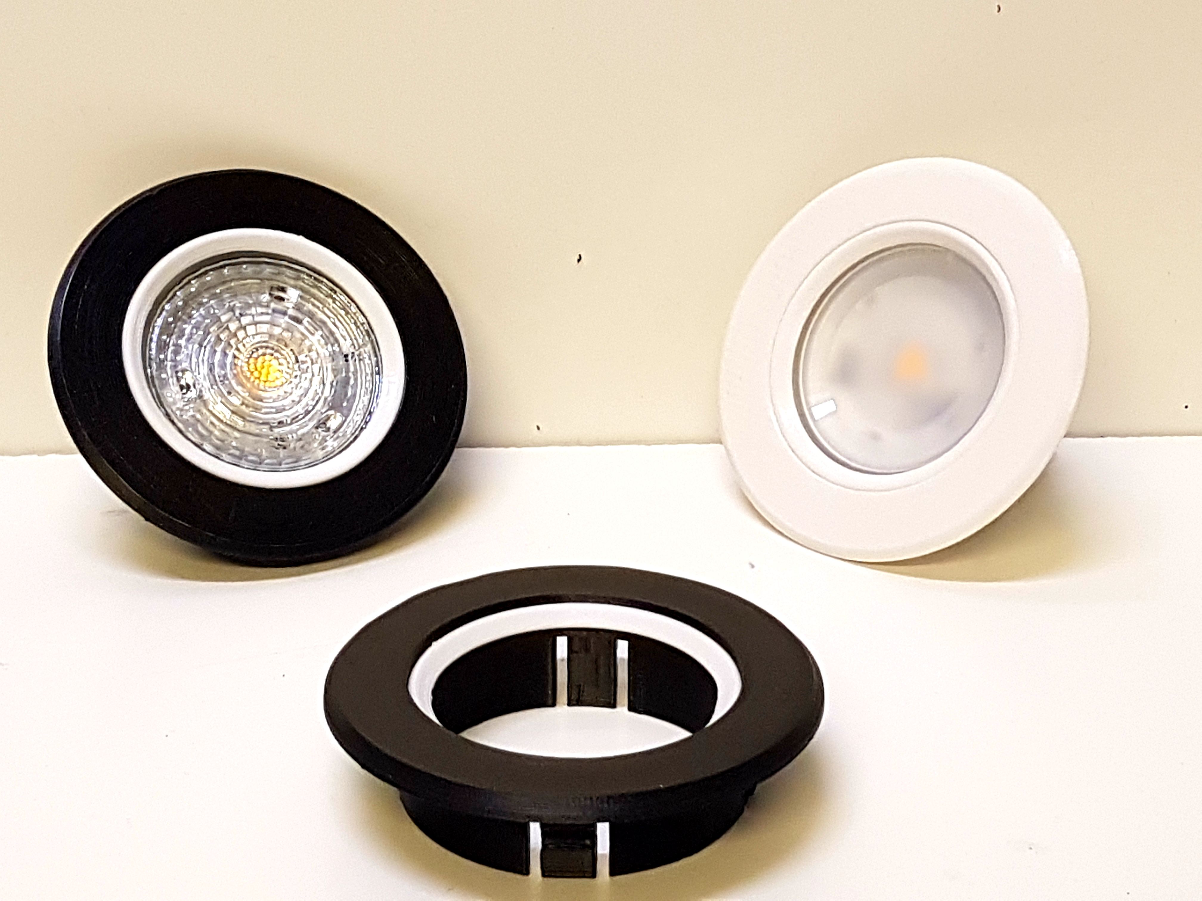 Free STL file LED recessed spotlightă»3D printing model to downloadă»Cults