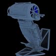 Back.JPG Free STL file Tie Raider Star Wars fan creation 3.75" Action figures・Object to download and to 3D print