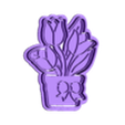 Flowerinpot v1.stl Spring themed cookie cutters - bird, bird house, flower pot and butterfly
