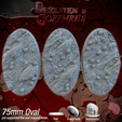 Hellscape-Stretch-75mm-Oval.png Blood God Bases