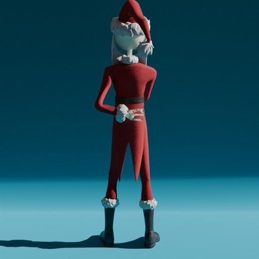 0012.jpg Christmas Jack Skellington Low Poly