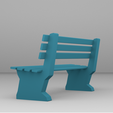banc4.png Bench for architectural project