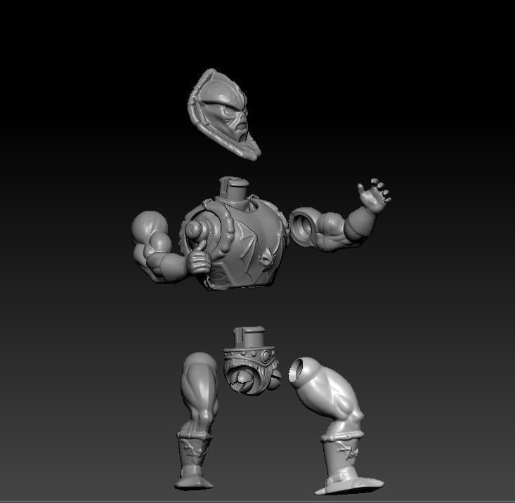 ScreenShot400.jpg Файл 3D Evil-man Motu stile action figure・Модель для загрузки и 3D-печати, DESERT-OCTOPUS