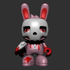 m1.jpg STL file Bunny Mask・Model to download and 3D print