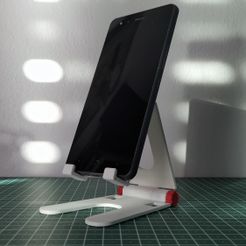 IMG_20190824_084604.jpg STL file Folding phone stand・3D print object to download, filaprim3d
