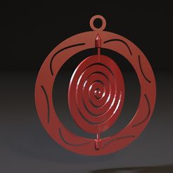 10000.jpg Archivo 3D Bola de juguete de Navidad・Design para impresora 3D para descargar
