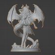 Dragon_Queen_back.jpg Reine du dragon - Draconique ailée