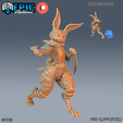 3139-Rabbit-Folk-Warrior-Fighting-2-Variations-Medium-v2.png Rabbit Folk Warrior Set ‧ DnD Miniature ‧ Tabletop Miniatures ‧ Gaming Monster ‧ 3D Model ‧ RPG ‧ DnDminis ‧ STL FILE