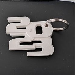 2023-KH-print.jpg STL-Datei 2023 Schlüsselinhaber kostenlos・Design für 3D-Drucker zum herunterladen