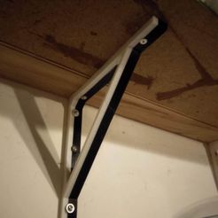 IMG_20230130_141907.jpg Free STL file Shelf support bracket・3D printer model to download