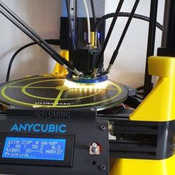 20200605_120440.jpg Free STL file Kossel Linear Plus Part Cooling duct and 85mm LED ring・3D printing idea to download