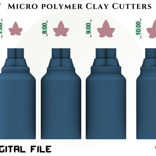 MICRO POLYMER CLAY CUTTER/COPYRIGHTED LICENSE/EULITEC.COM 3D model