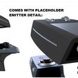 COMES WITH PLACEHOLDER EMITTER DETAIL: HOLLOW INTERIOR Strange New Worlds Phaser Star Trek