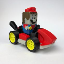 IMG-0926.jpg Free STL file MARIO KART for LEGO MARIO・3D printer design to download