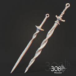 Coiled_Sword.jpg 3D file Coiled Sword and Greatsword - Dark Souls・Design to download and 3D print
