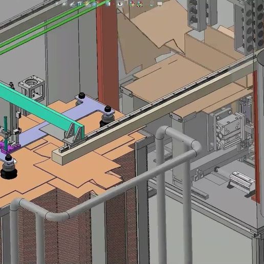 📦 3D Model of Automatic Box Folding Machine・ 3D File for 3D printing ...