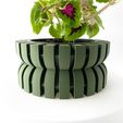 misprint-8515.jpg The Griva Planter Pot with Drainage | Tray & Stand Included | Modern and Unique Home Decor for Plants and Succulents  | STL File