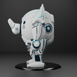 Image4.png Free STL file Articulated Golem robot, Model B-800, Printed to assemble・3D printer design to download
