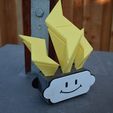 dc9c79d2a85eb2e5b8e1540111461ff7_display_large.jpg Free STL file Mario Kart 8 - Lightning Cup Trophy・3D printing model to download