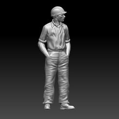 232432.jpg STL file Worker・3D printable model to download