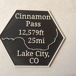 20230630_194011_HDR.jpg Maverick's Trail Badge Hexagon Cinnamon Pass Lake City Colorado