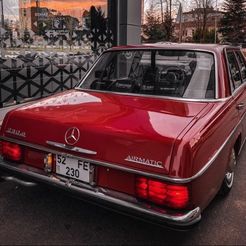 Airmatic-Real.jpg Mercedes Benz W114-W115 Automatic(Airmatic) Rear Badge for Air Suspension