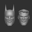 Main.jpg Batman Animated Style - Headsculpt for Action Figures 3D print model