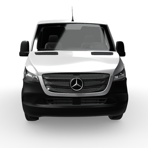 🆕 New Mercedes-Benz Sprinter Cargo Van H1 L3 (2024)・ STL File for 3D ...