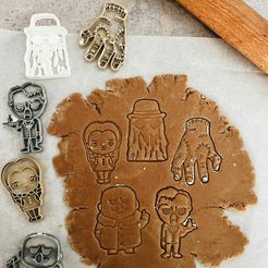 FAMILIA-ADDAMS-2.jpg Addams Family Pack. Cookie cutter. Cutters.