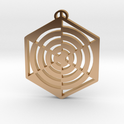 Beckhampton,-Wiltshire-Crop-Circle-Pendant.jpg STL-Datei Beckhampton, Wiltshire Kornkreis-Anhänger・Design zum Herunterladen und 3D-Drucken