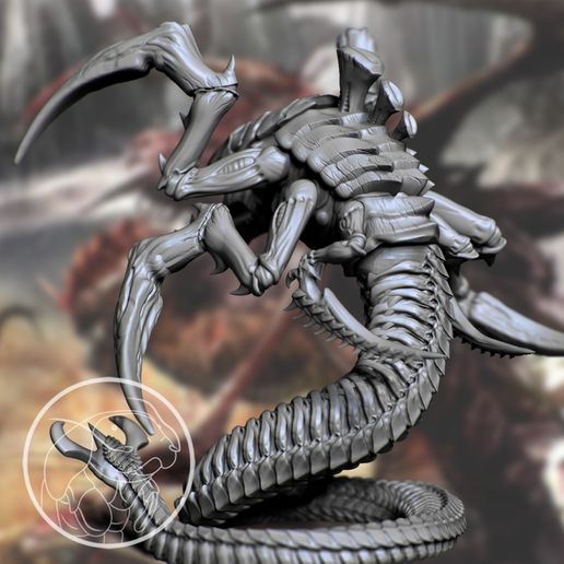 STL file Crimson Terror (Tiranido)・3D print model to download・Cults