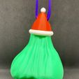 F7D335A2-6276-48EA-8B02-6B97354CA024.jpeg Grinch Sac - Adorno navideño con gorro de Papá Noel