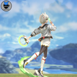 Mio_Render_8.png Mio -Xenoblade 3 Game Figurine for 3D Printing