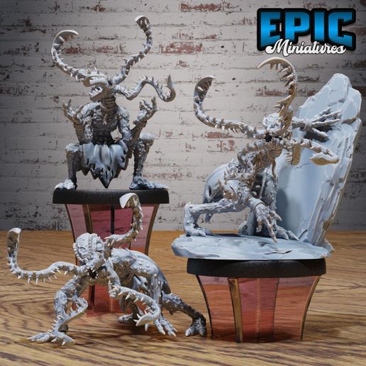 Vampiric Mind Set ‧ DnD Miniature ‧ Tabletop Miniatures ‧ Gaming Monster ‧ 3D Model ‧ RPG ‧ DnDminis ‧ STL FILE‧ DnD Miniature ‧ Tabletop Miniatures ‧ Gaming Monster ‧ 3D Model ‧ RPG ‧ DnDminis ‧ STL FILE