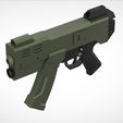 1.215.jpg Modified H&K MP5K from the movie Doom 3d print model