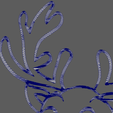 Reindeer_Wall_Silhouette_01_Wireframe_05.png Rudolph Reindeer Silhouette Wall // Design 01