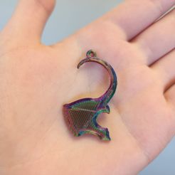 20230322_152438.jpg STL file Loki Silhouette Jewelry・3D printer model to download
